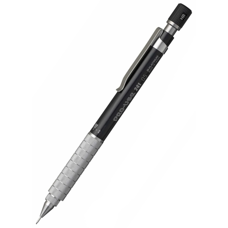 Platinum Pro-Use 241 Mechanical Pencil 0.5mm Black