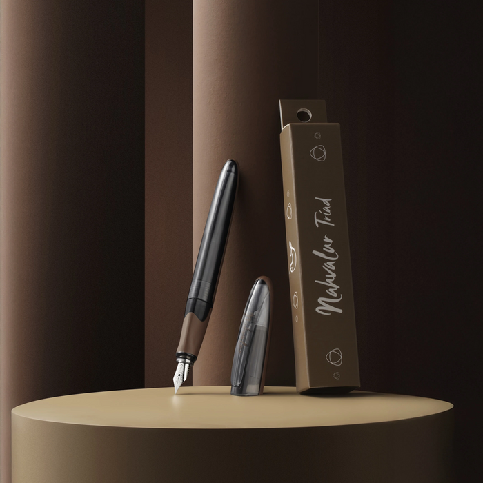 Nahvalur Triad Fountain Pen - Chocolate