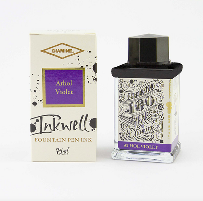 Diamine 160th Anniversary Fountain Pen Ink - Athol Violet 75ml Bottle