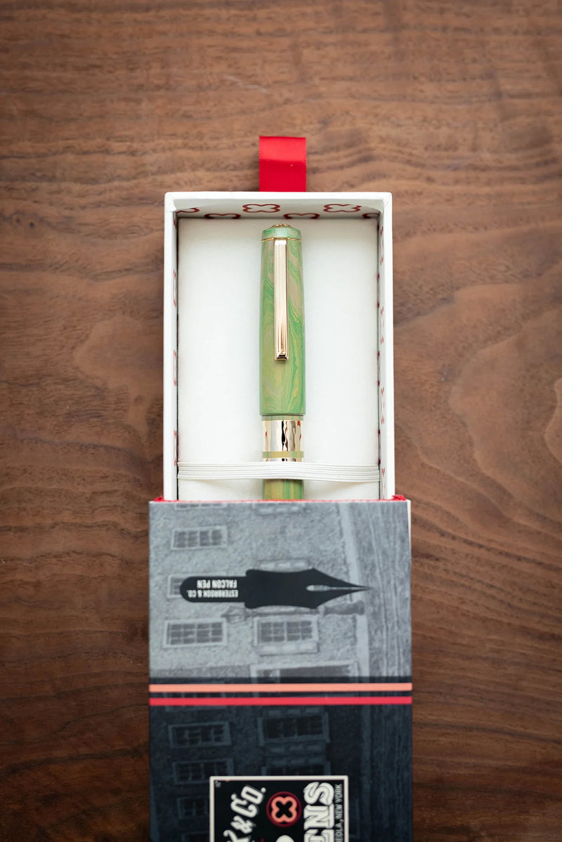 Esterbrook Model J Ebonite Fountain Pen - Lotus Green