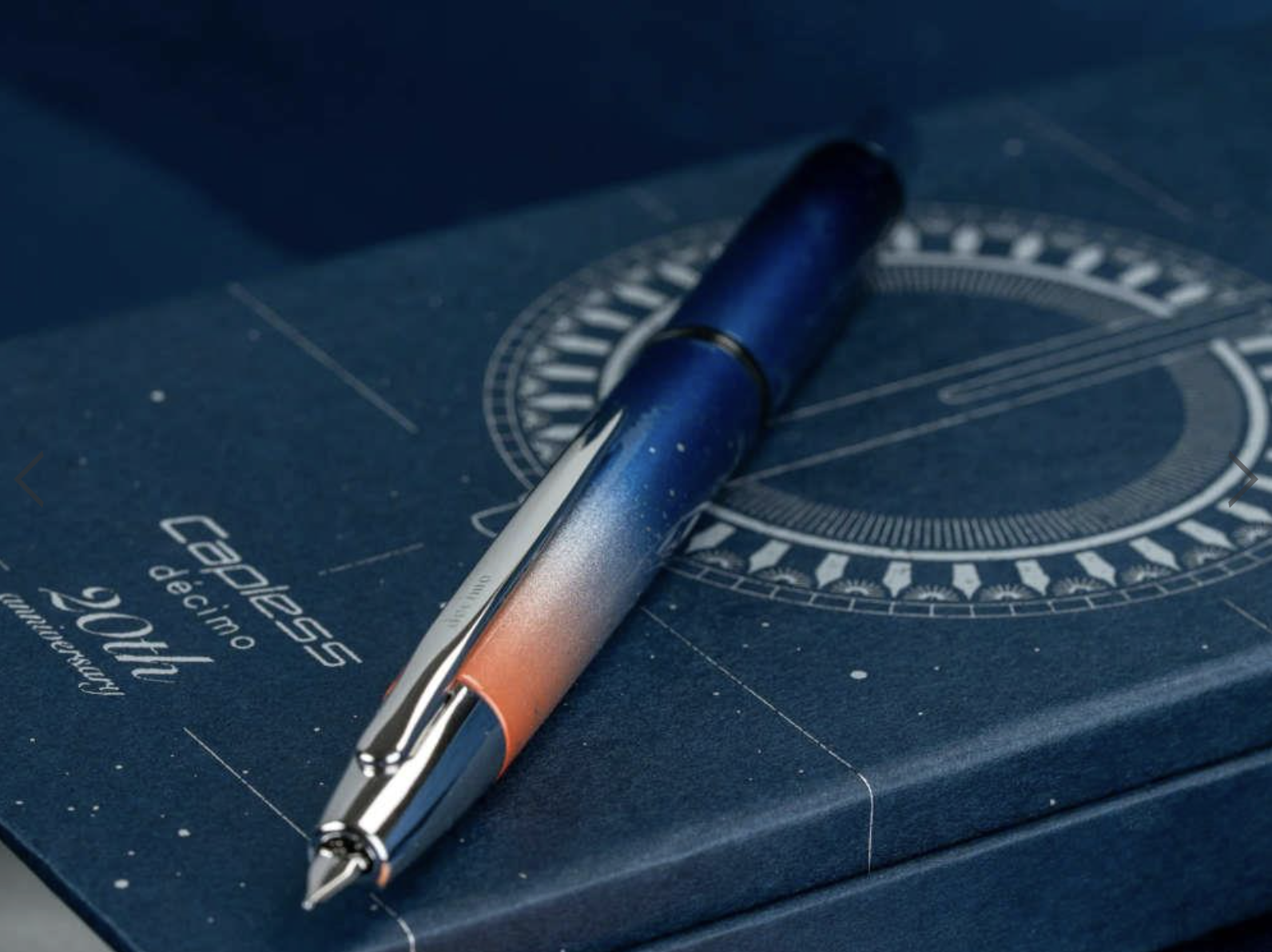 Pilot Capless Decimo Fountain Pen - 20th Anniversary Limited Edition ...