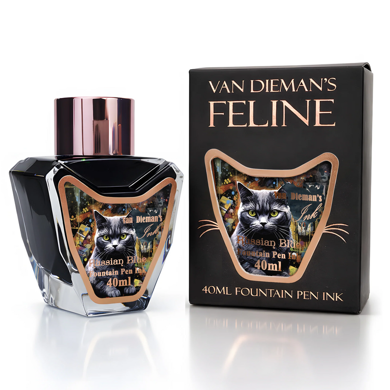 Van Dieman's Feline - Russian Blue Fountain Pen Ink 40ml