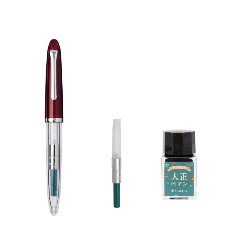 Sailor Profit Junior +10 Retro Fountain Pen and Ink Set - Taisho Chic - MF