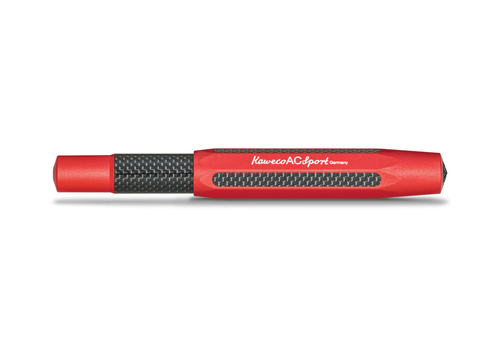 Kaweco AC Sport Carbon Fountain Pen - Red