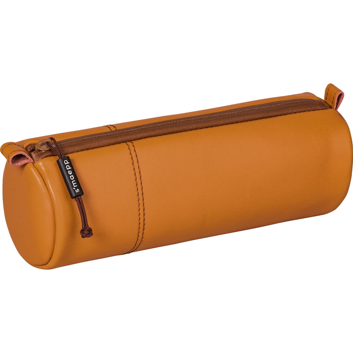 Brunnen S'maepp Leather Soft Pencil Case - Brown Large