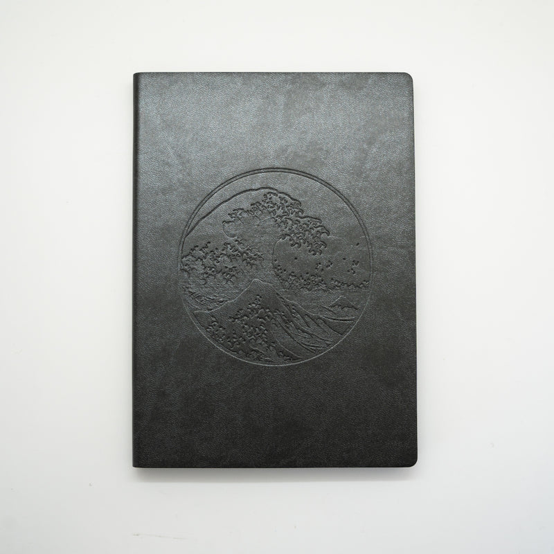 *Clearance* MEMMO Debossed Journal - Pebble (Dark Grey)