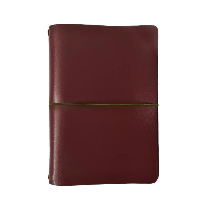 Endless Explorer - Refillable Cactus Leather Journal Regalia Paper - Maroon