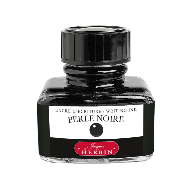 Jacques Herbin Ink - Perle Noire (Black Pearl) 30ml