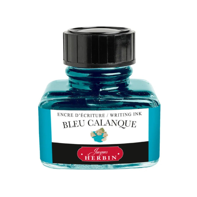 Jacques Herbin Ink - Bleu Calanque (Calanque Blue) 30ml