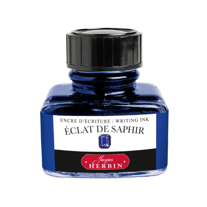 Jacques Herbin Ink - Eclat de Saphir (Sapphire Blue) 30ml