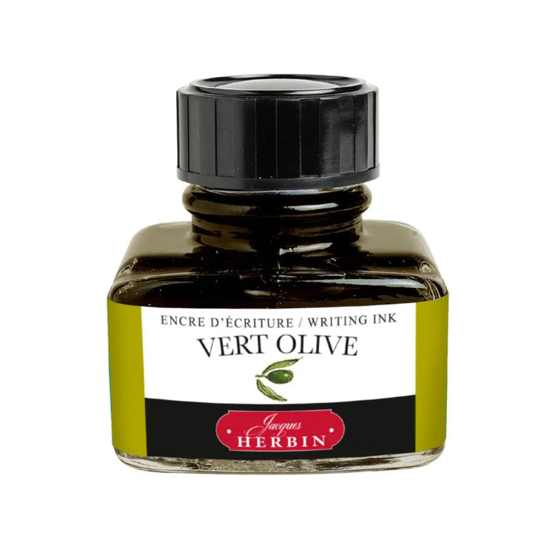 Jacques Herbin Ink - Vert Olive (Olive Green) 30ml