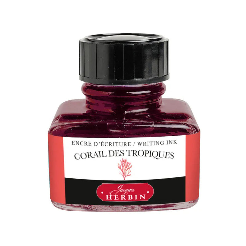 Jacques Herbin Ink - Corail des Tropiques (Tropical Coral) 30ml