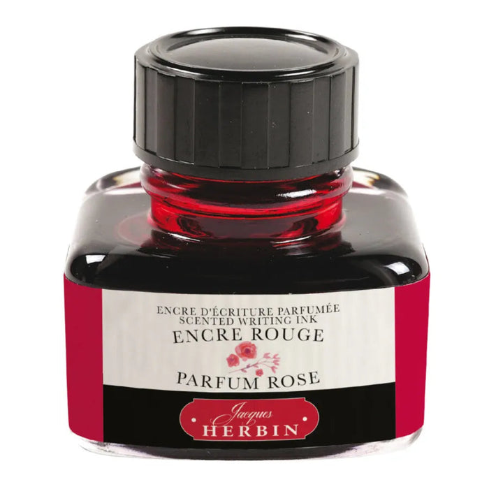 Jacques Herbin Scented Ink - Red Rose Fragrance 30ml