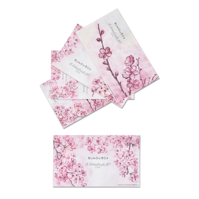 Esterbrook x Bungubox Blotter Paper, Kachofugetsu Flower, Special Edition