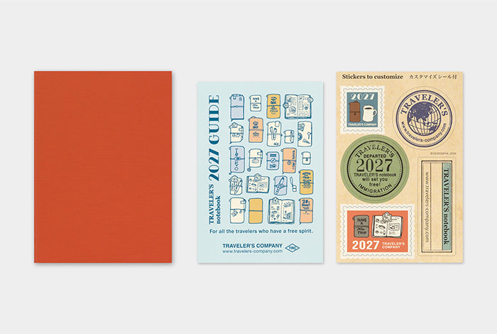TRAVELER'S Notebook 2027 Monthly Diary Refill, Passport Size
