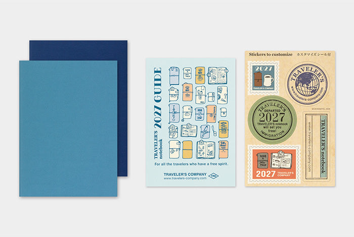 TRAVELER'S Notebook 2027 Weekly Diary Refill, Passport Size