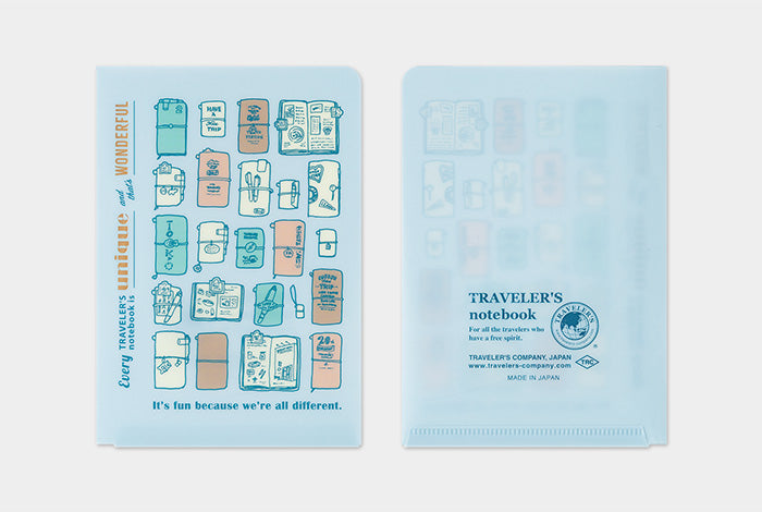 TRAVELER'S Notebook 2027 Diary Refill - Clear Folder, Passport Size
