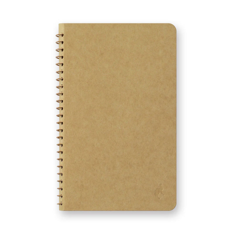 TRAVELER'S Spiral Ring Notebook - A6 Slim, Blank DW Kraft Paper