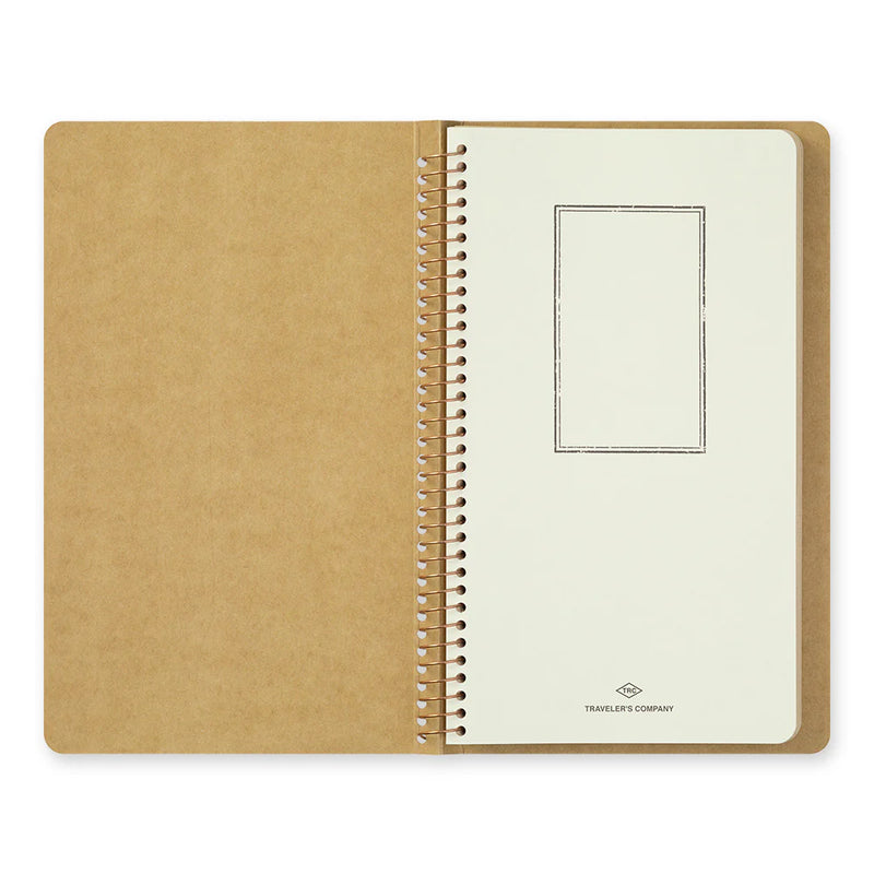 TRAVELER'S Spiral Ring Notebook - A5 Slim, Blank DW Kraft Paper