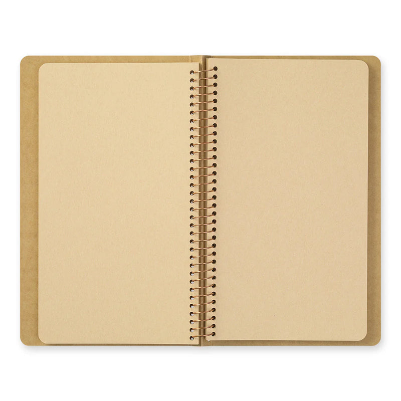 TRAVELER'S Spiral Ring Notebook - A5 Slim, Blank DW Kraft Paper