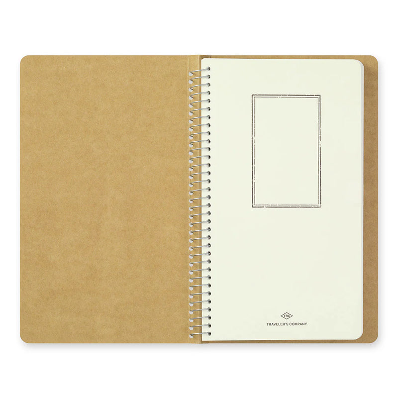 TRAVELER'S Spiral Ring Notebook - A5 Slim, Blank MD Paper White