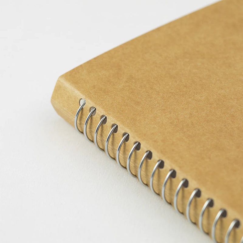 TRAVELER'S Spiral Ring Notebook - A5 Slim, Blank MD Paper White