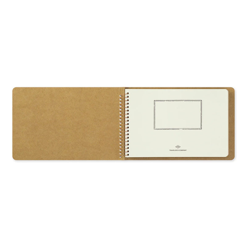 TRAVELER'S Spiral Ring Notebook - B6, Blank DW Kraft Paper