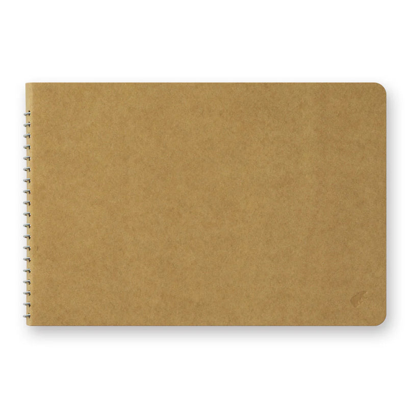 TRAVELER'S Spiral Ring Notebook - B6, Blank MD Paper White