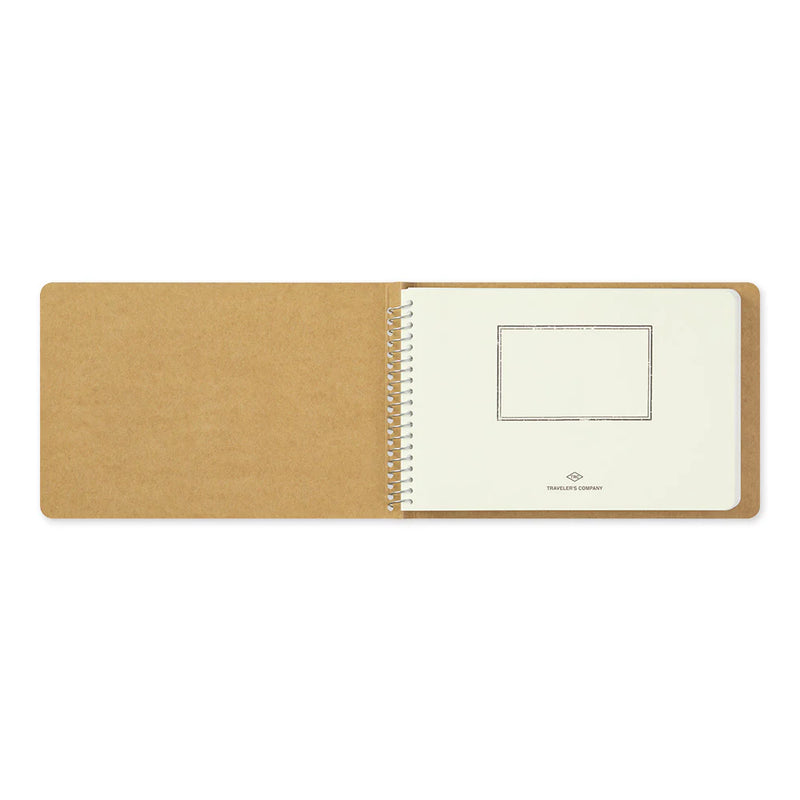 TRAVELER'S Spiral Ring Notebook - B6, Blank MD Paper White