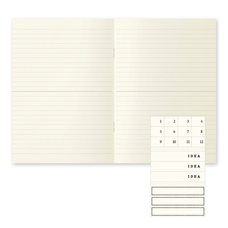 Midori MD Notebook Light A5 - Lined (3 Pack)