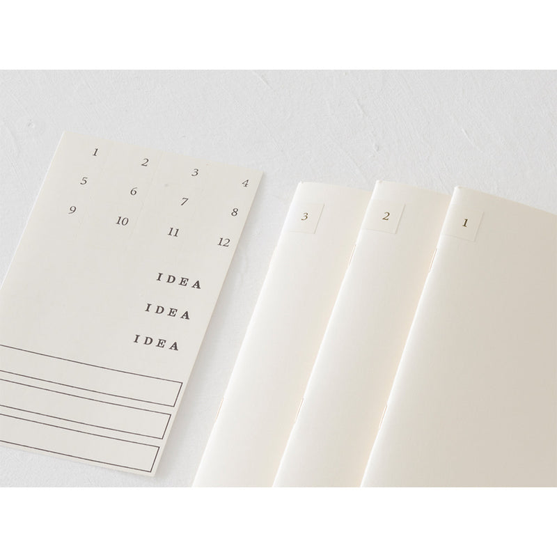 Midori MD Notebook Light A5 - Lined (3 Pack)