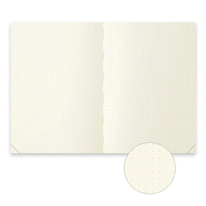 Midori MD Notebook Journal Codex 1 Day 1 Page - Dotted