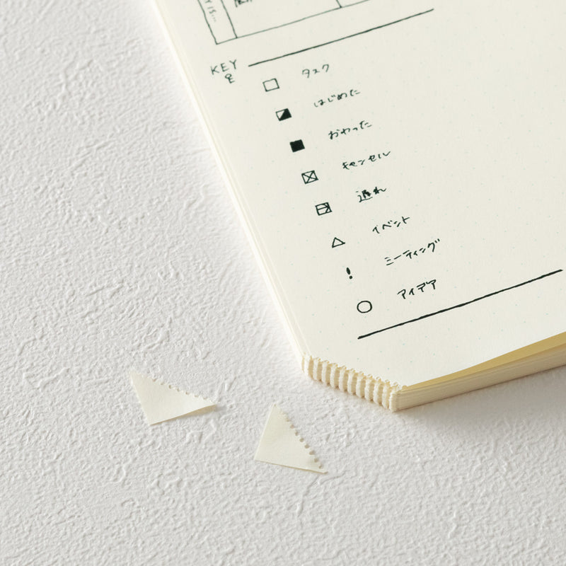 Midori MD Notebook Journal Codex 1 Day 1 Page - Dotted