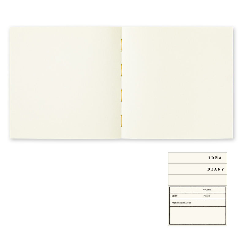 Midori MD Notebook Thick, A5 Square - Blank