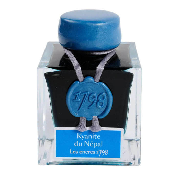 Jacques Herbin 1798 Prestige Shimmer Ink - Kyanite du Nepal (Kyanite of Nepal) 50ml
