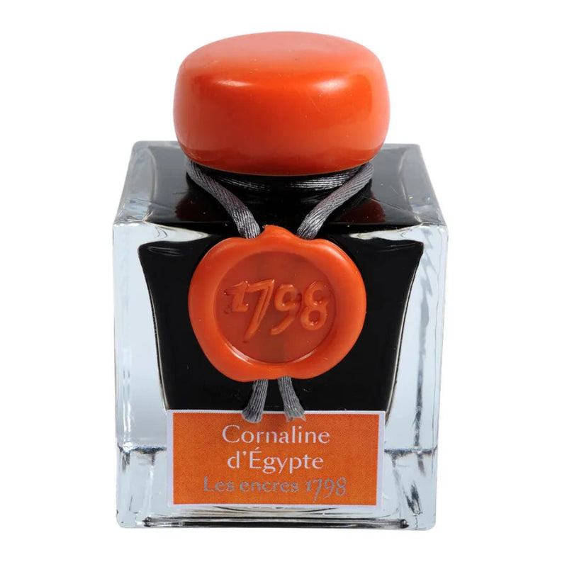 Jacques Herbin 1798 Prestige Shimmer Ink - Coraline d’Egypte (Cornelian of Egypt) 50ml