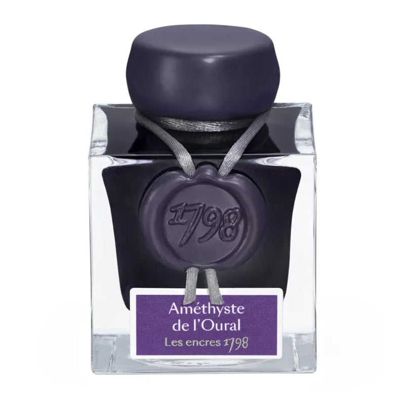 Jacques Herbin 1798 Prestige Shimmer Ink - Amethyste de l'Oural (Amethyst of Urals) 50ml
