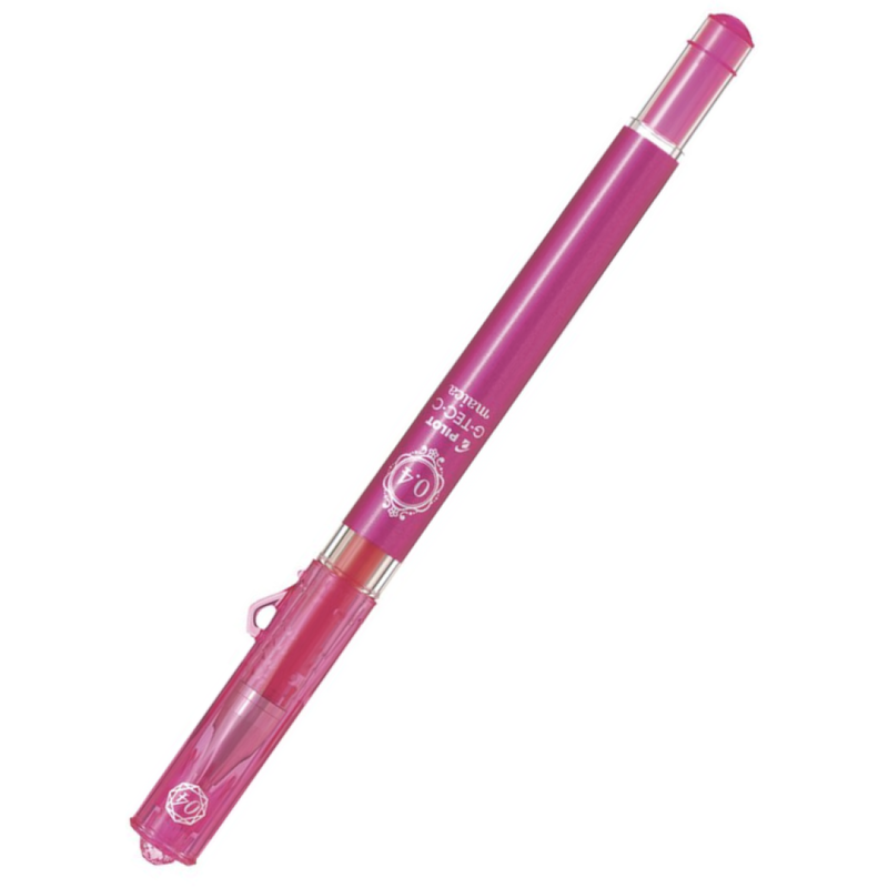 Pilot G-Tec Maica 0.4mm Gel Pen - Pink Rose