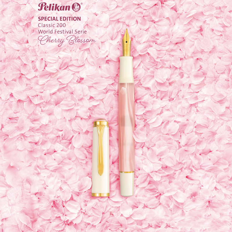 Pelikan M200 Fountain Pen - Cherry Blossom, 2026 Special Edition