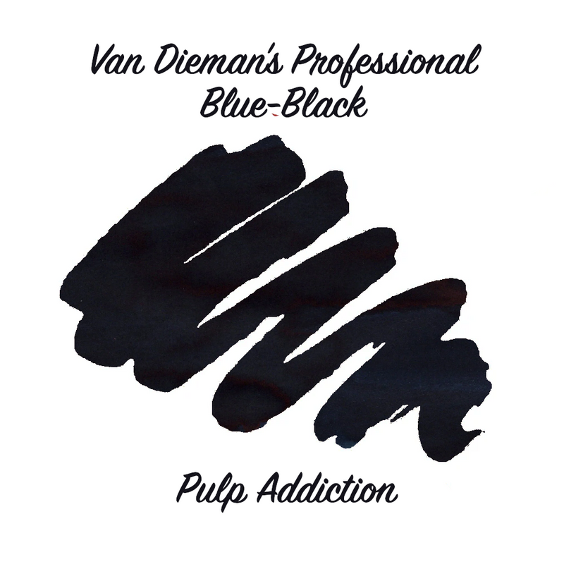 Van Dieman's Professional - Blue-Black Essential Fountain Pen Ink 2ml Ink Sample