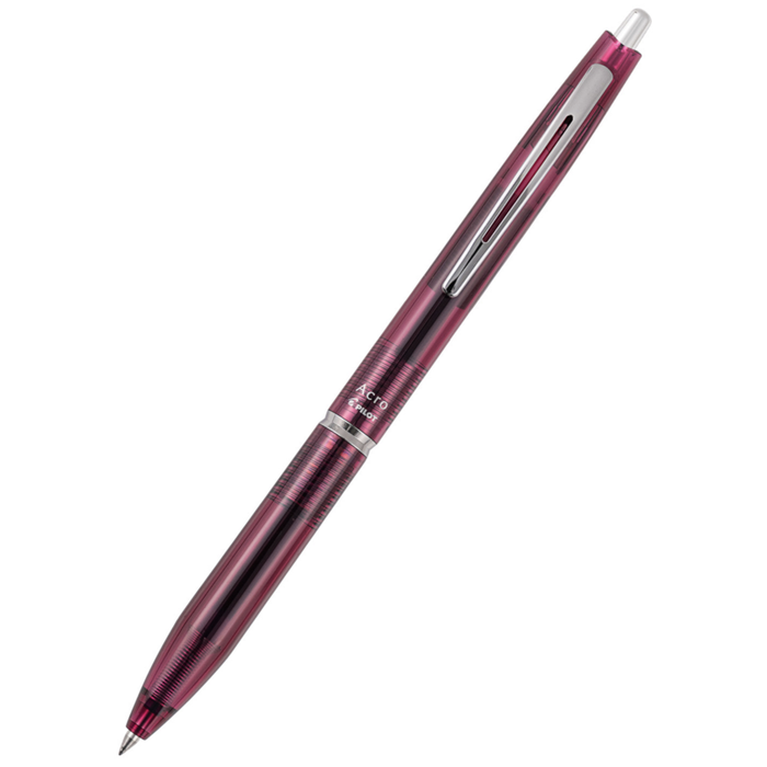 Pilot Acro 300 0.5mm Hybrid Ballpoint Pen Clear Red Barrel
