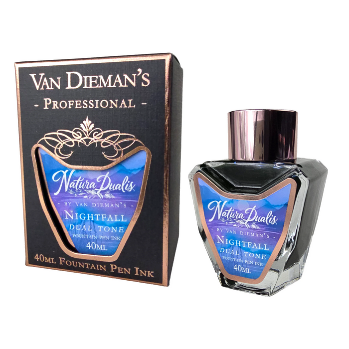 Van Dieman's Professional - Natura Dualis Night Fall Dual Tone Fountain Pen Ink 40ml