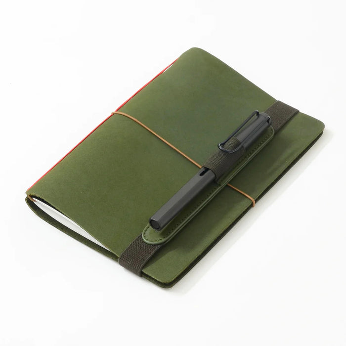 Endless Explorer - Refillable Leather Journal Regalia Paper - Green