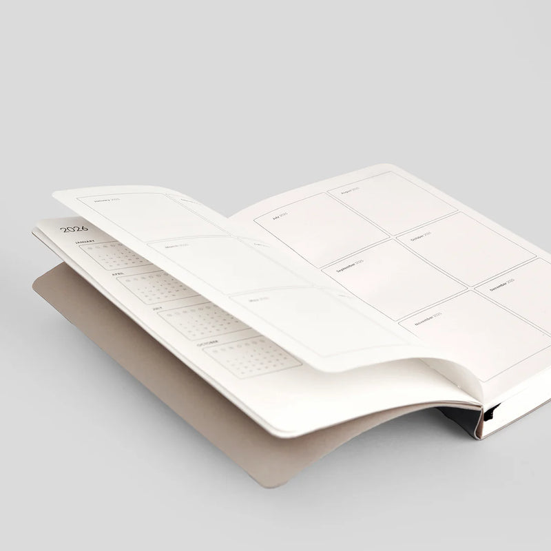 *Clearance* myPAPERCLIP M2 Daily 2026 Planner - A5 Slim, Vegan Leather Softcover