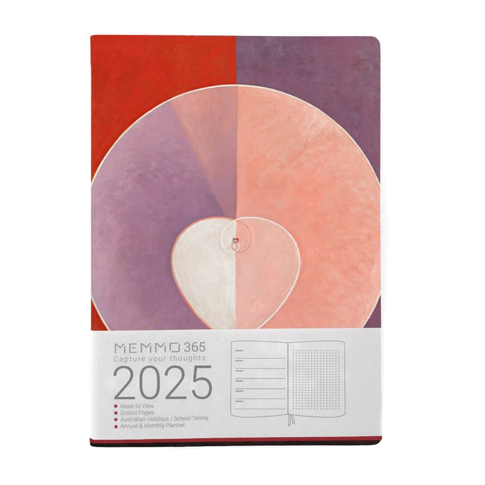 MEMMO365 Luxe 2025 Diary (A5) - Week to view - Hilma af Klint