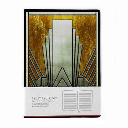 *Clearance* MEMMO Lined Notebook A5, Deco Door
