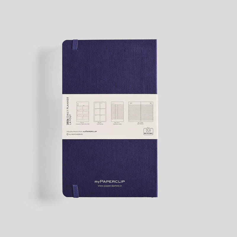 *Clearance* myPAPERCLIP M1 Daily 2026 Planner- A5 Slim, Softcover