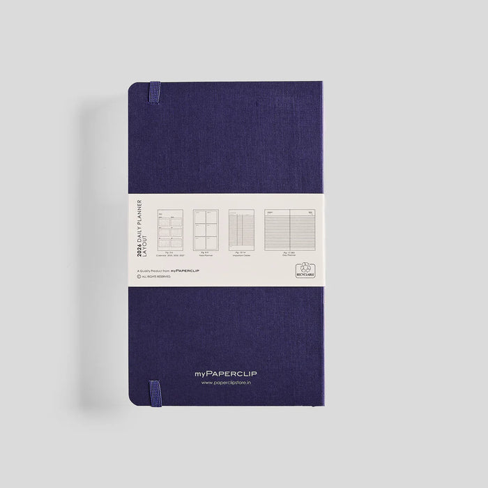 myPAPERCLIP M1 Daily 2026 Planner- A5 Slim, Softcover