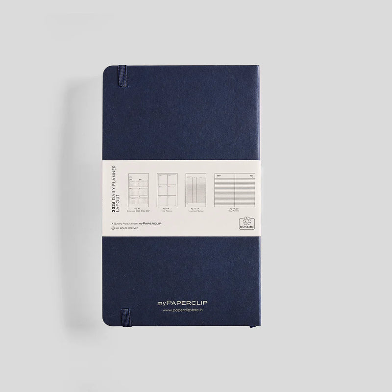 *Clearance* myPAPERCLIP M1 Daily 2026 Planner- A5 Slim, Softcover