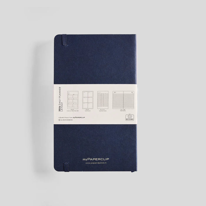 myPAPERCLIP M1 Daily 2026 Planner- A5 Slim, Softcover